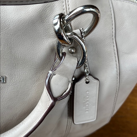 Coach Colette Shoulder Satchel f33806 Gray Birch - Picture 11 of 16